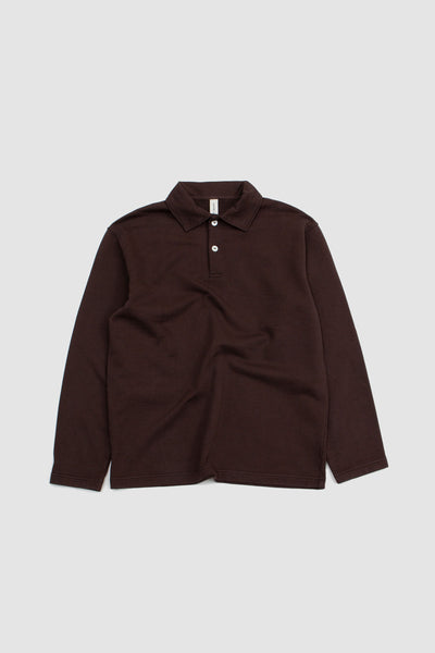 Another Aspect Another Polo Shirt 1.0. Antique Brown