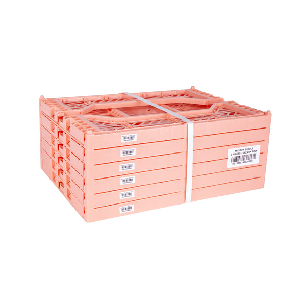 aykasa-midi-salmon-pink-folding-crate
