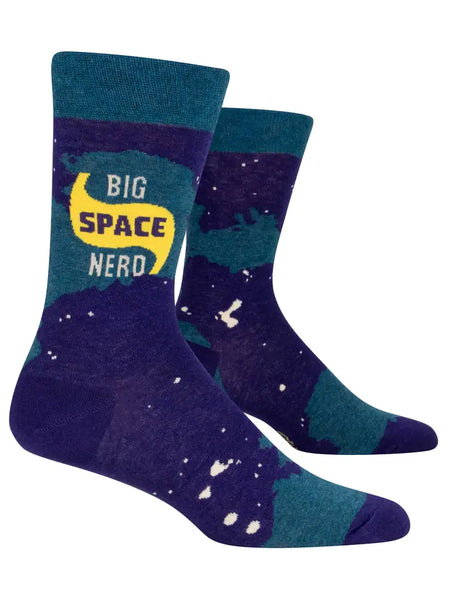 Blue Q Big Space Nerd Men's Socks
