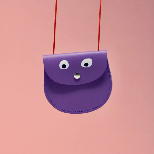 Ark Colour Design - Googly Eye Pocket Money Purse: Lilac