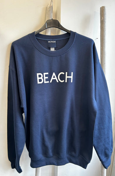 BUNNY AND CLARKE Beach Sweatshirt - Navy