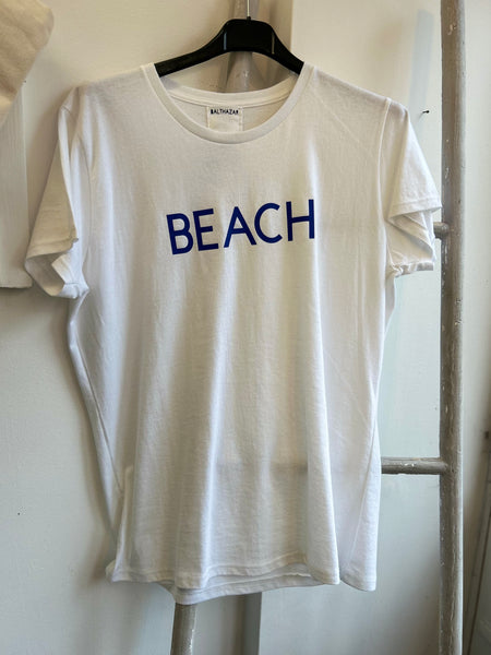 BUNNY AND CLARKE Beach T-Shirt White