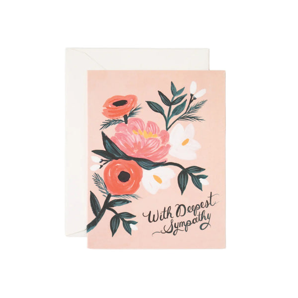 Rifle Paper Co. Sympathy Card With Deepest Sympathy