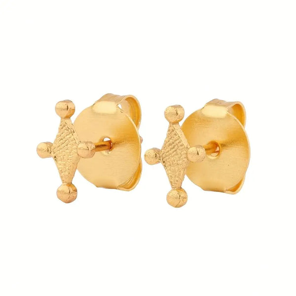 Previous Anat Stud Earrings - Cast Bronze Gold Plated