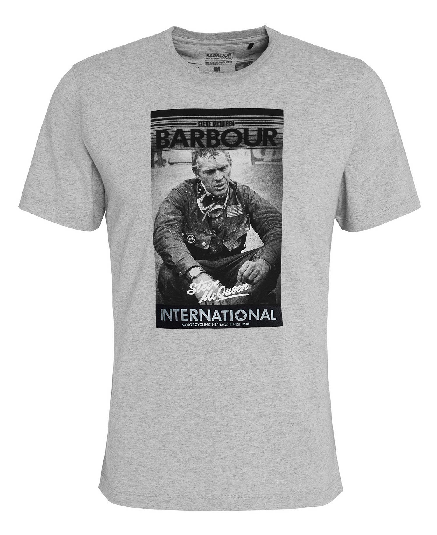 Barbour Barbour International Mount T-shirt Grey Marl