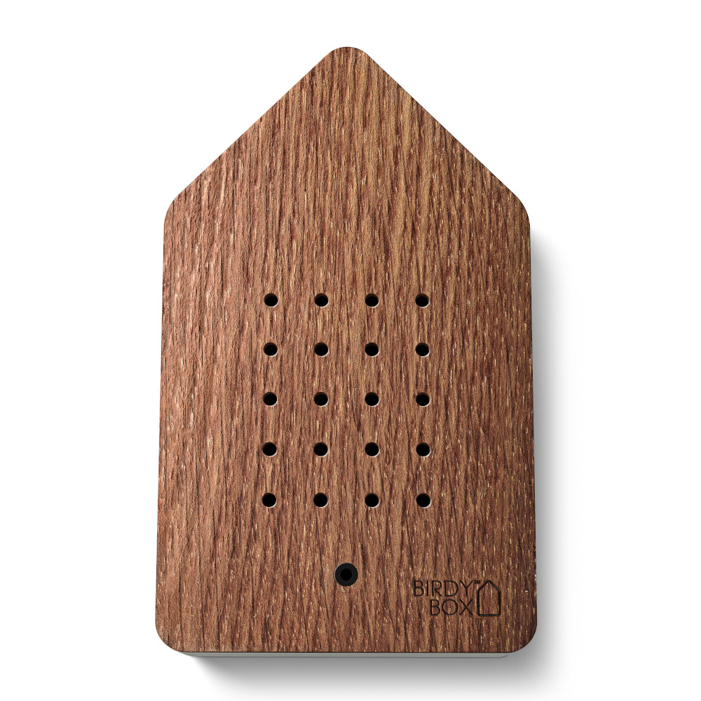 Relaxound Birdybox Motion Sensor Sound Box In Steamed Oak Small Birds Chirping & Forest Sounds