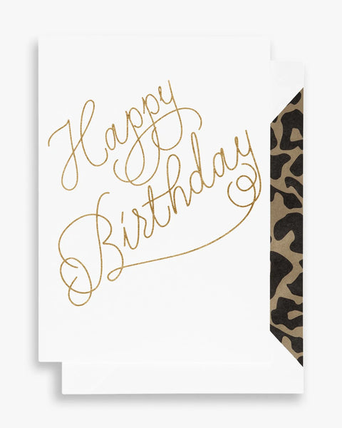 Cardsome A6 Happy Birthday Card - Curly
