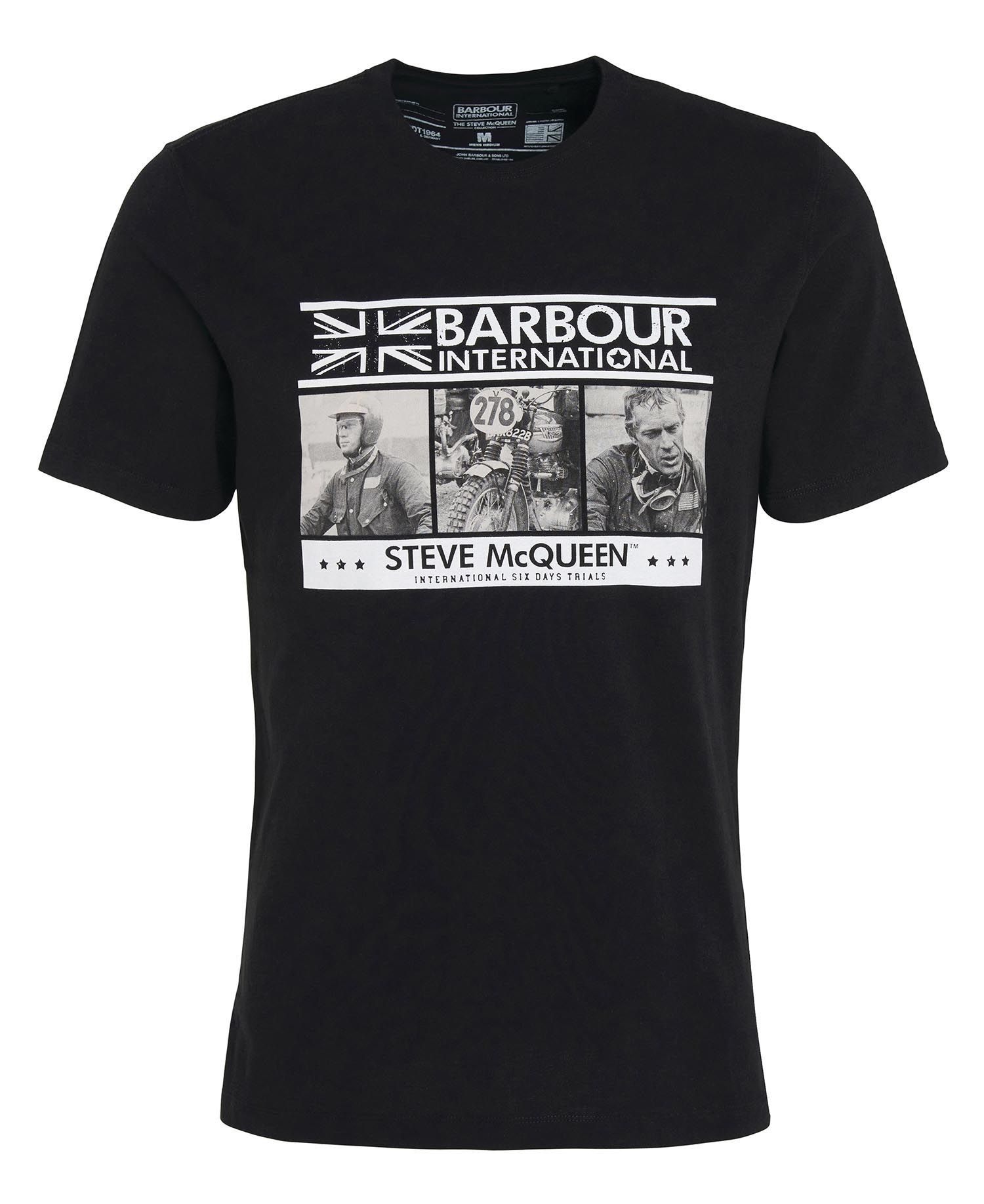 Barbour International Strike T-shirt Classic Black