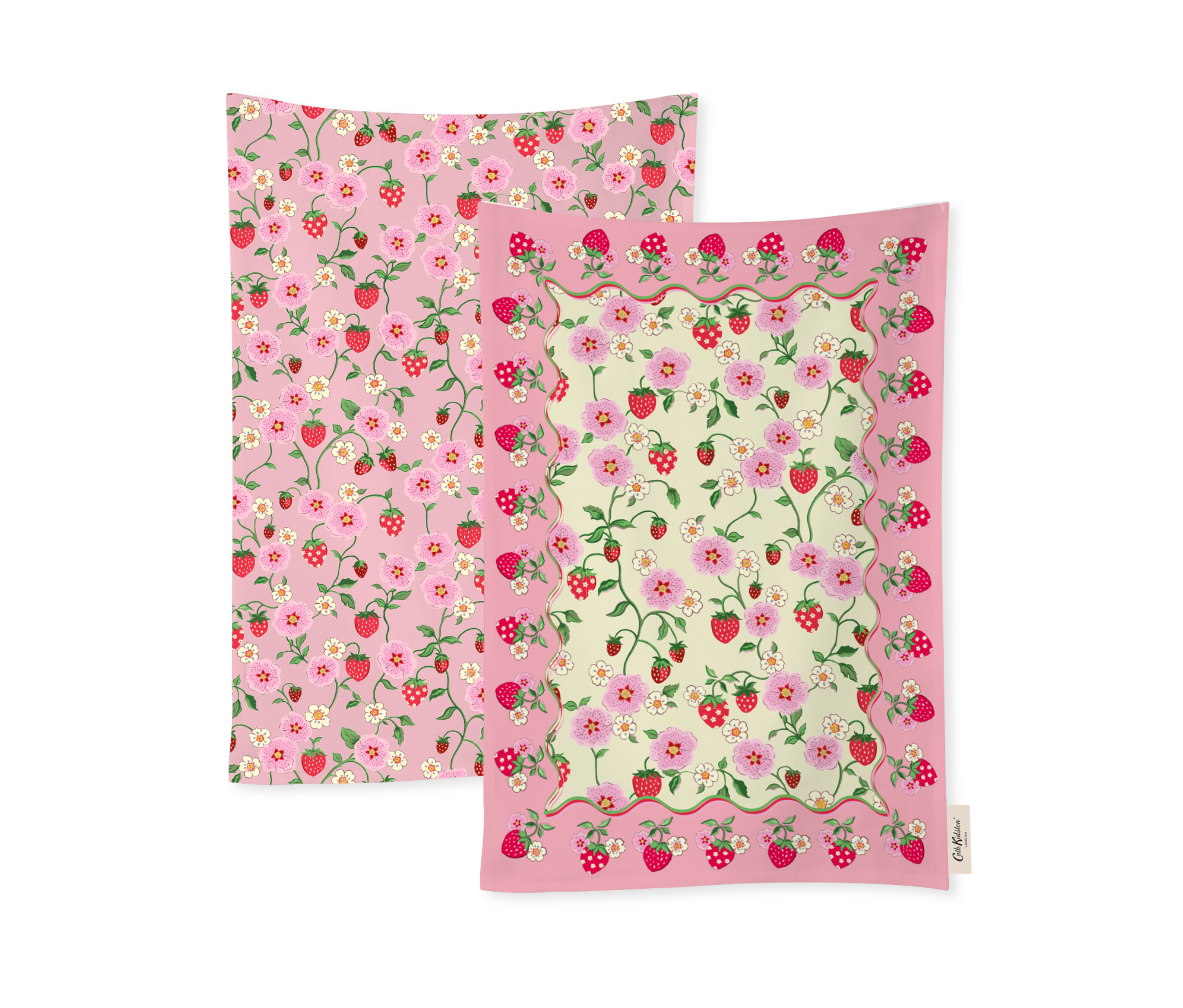 Cath Kidston Strawberry Tea Towels - Set of 2