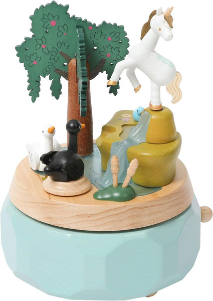 Wooderfullife Music Box Unicorn With Swans Art. 1060553