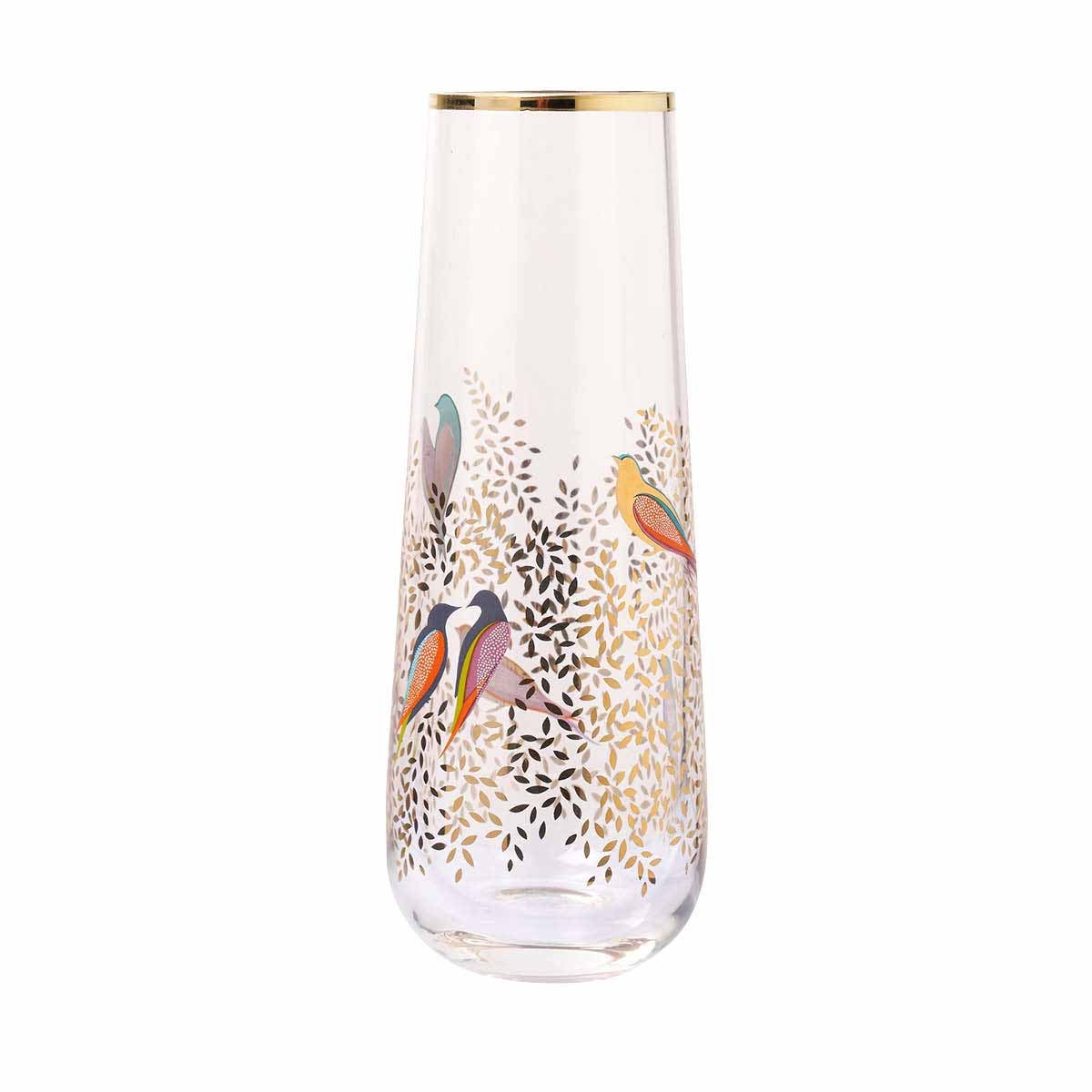 Sara Miller London Chelsea Glass Single Stem Vase - 15.8 cm