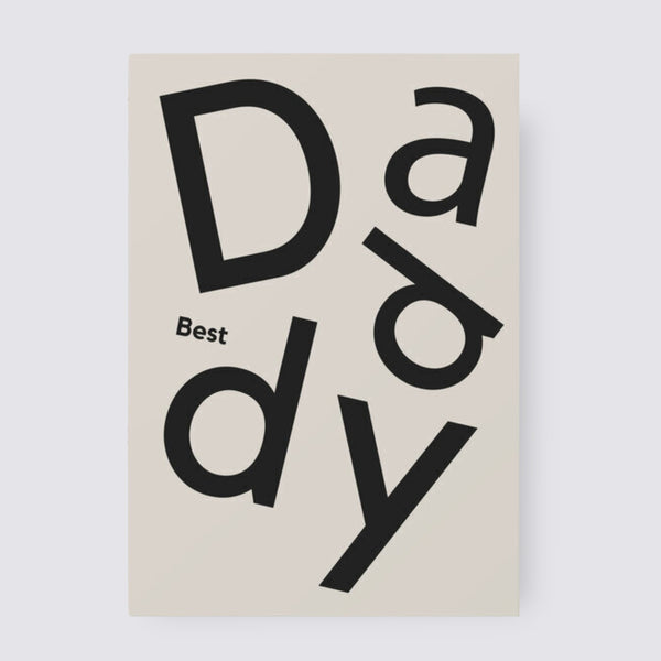 Kinshipped Best Daddy Card