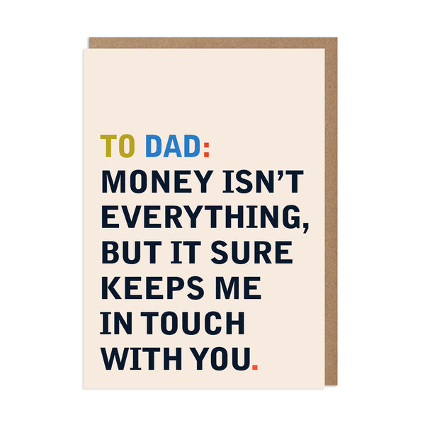 Betiobca Money Isn't Everything Father's Day Card