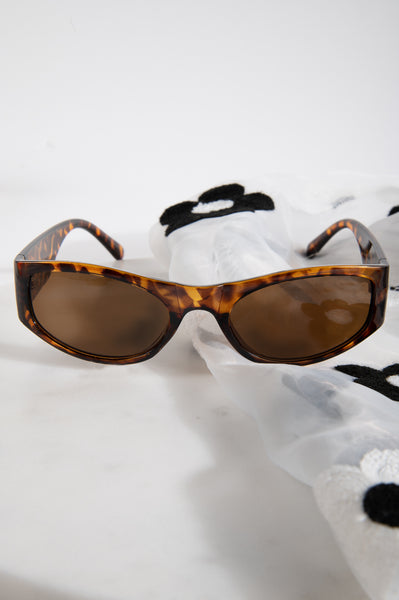 24 COLOURS Ollie Sunglasses - Brown