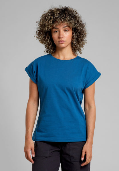 dedicated Visby Organic Cotton Base T-shirt | Midnight Blue