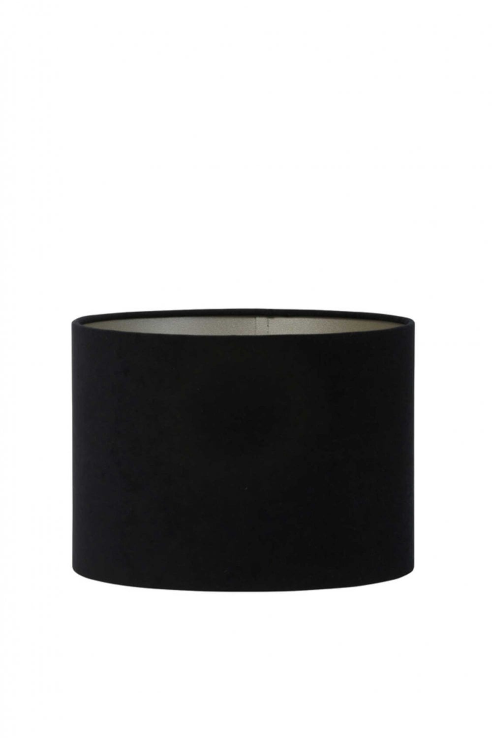 The Home Collection Velours Cylinder Shade In Black -taupe