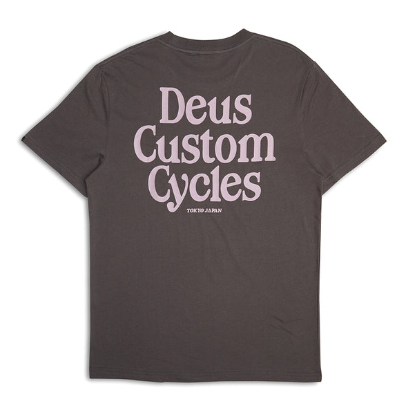 Deus Ex Machina Metro Short-Sleeved T-Shirt (Anthracite)