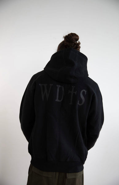 WDTS - Window Dressing the Soul Wdts Heavyweight Unisex Hooded Sweatshirt Black