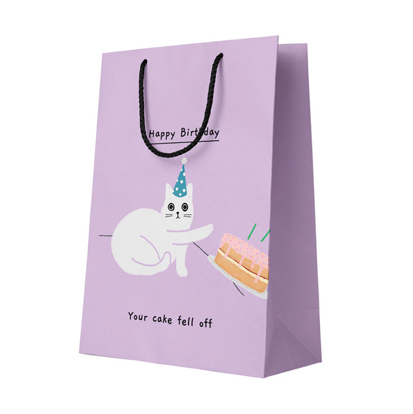 Ohh Deer Your Cake Fell Off Large Gift Bag