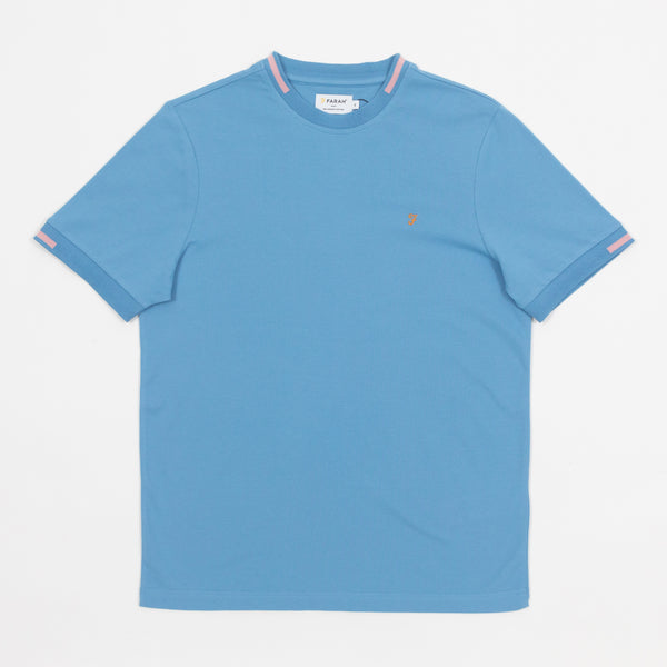 Farah Bedingfield Tipping T-shirt In Blue