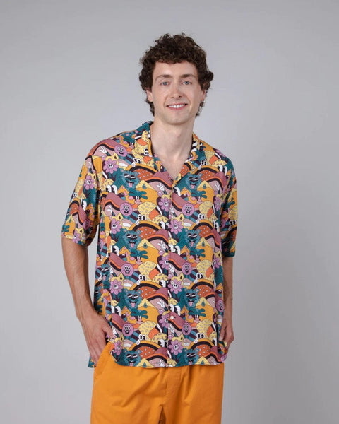 Brava Fabrics Aloha Shirt Yeye Weller Sunshine