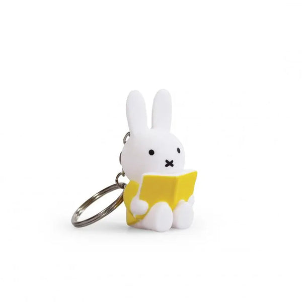 Miffy With Yellow Book Keyring