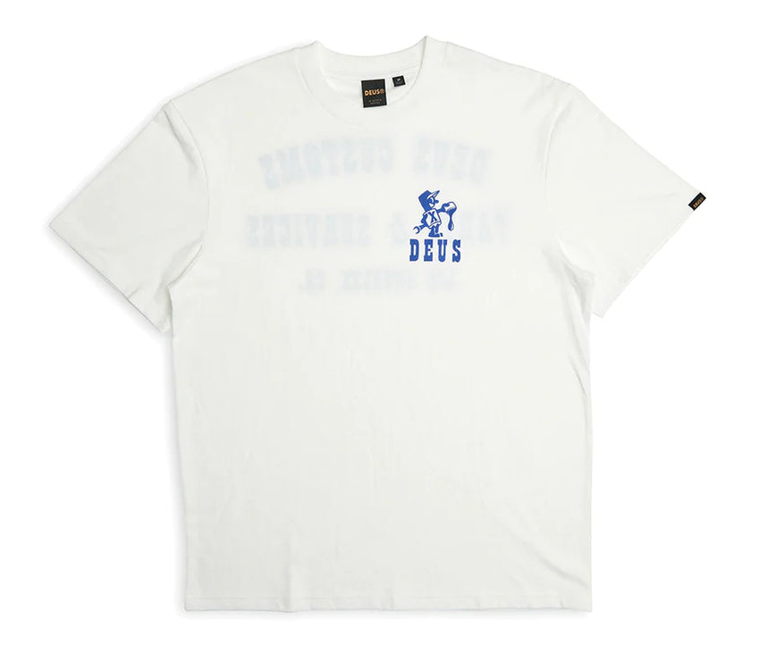 Deus Ex Machina Old Town Short-Sleeved T-Shirt (Vintage White)