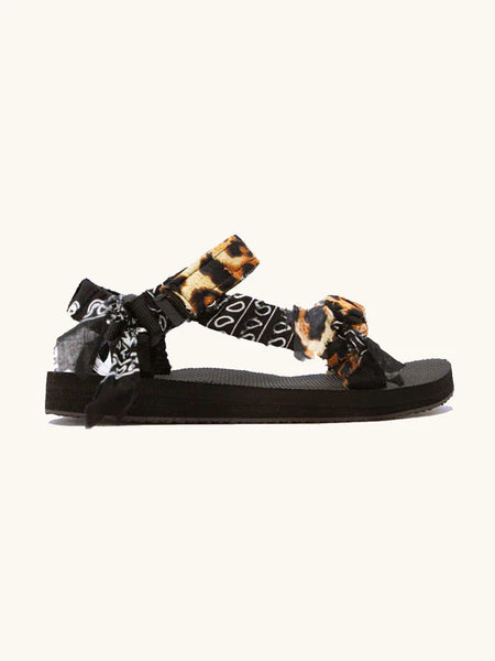 Arizona Love Trekky Sandals - Leopard/black