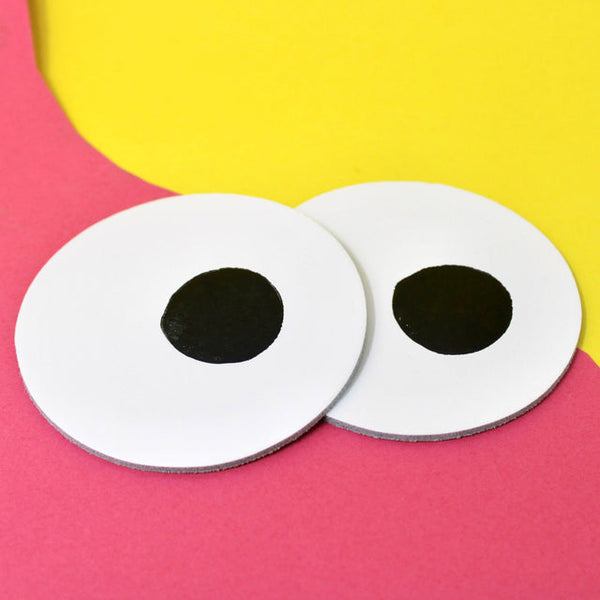 Ark Colour Design Googly Eye Coasters Set of 4