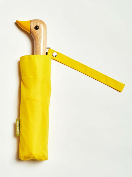 Original Duckhead Signature Yellow Compact Eco-Friendly Wind Resistant Umbrella