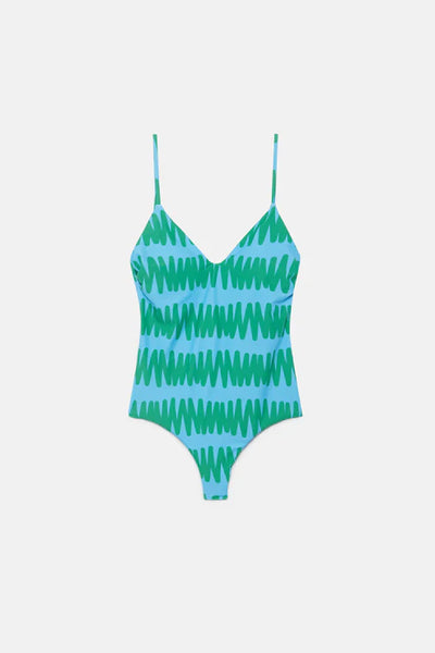 Compania Fantastica -striped Vibe Swimming Costume