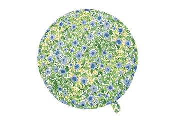 Waltons of Yorkshire Blue And Green Floral Hob Cover