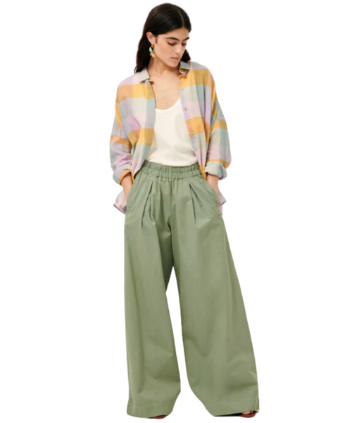 Sessun Ridye Trousers Infused Green