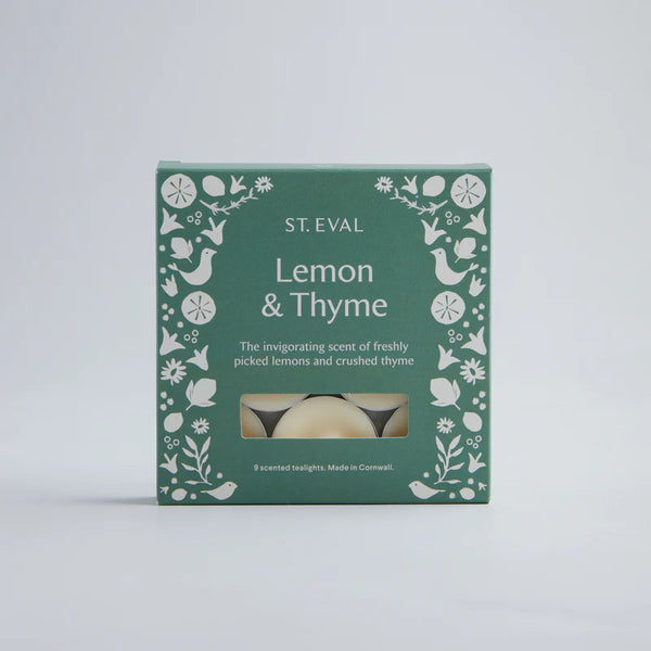 St Eval Candle Company Lemon & Thyme, Summer Folk Tealights