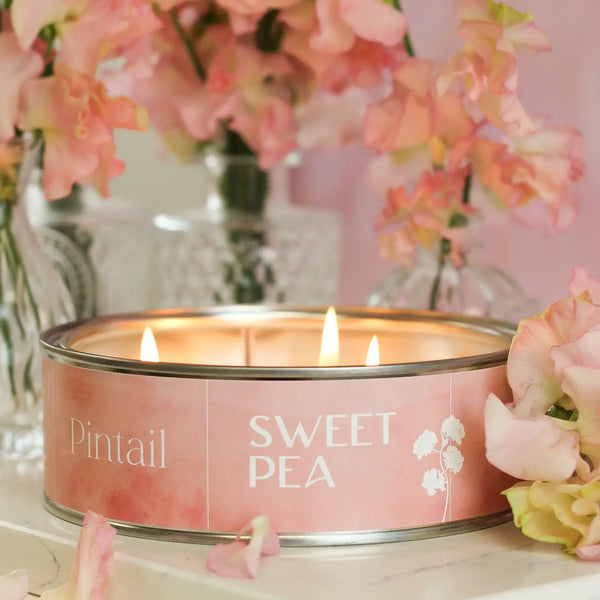 Pintail Triple Wick Sweet Pea Candles