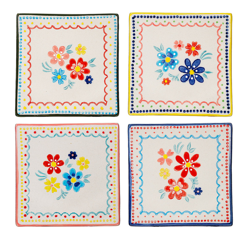 Sass & Belle  Folk Floral Coasters