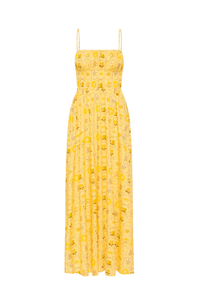 Palm Noosa West Dress - Amarilla Tile