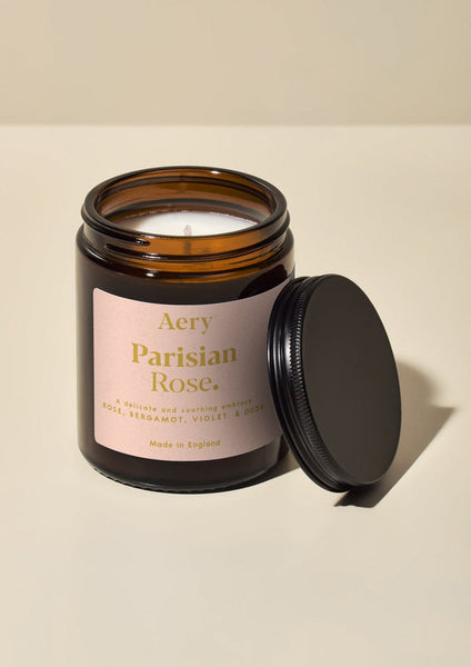 Aery Parisian Rose Scented 140g Jar Candle