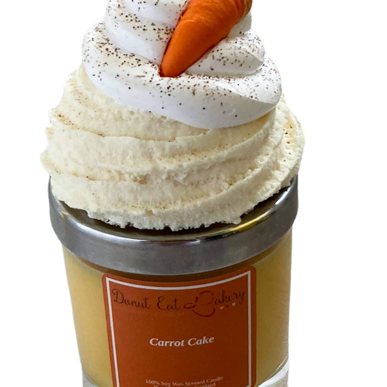 Carrot Cake Cupcake Candle