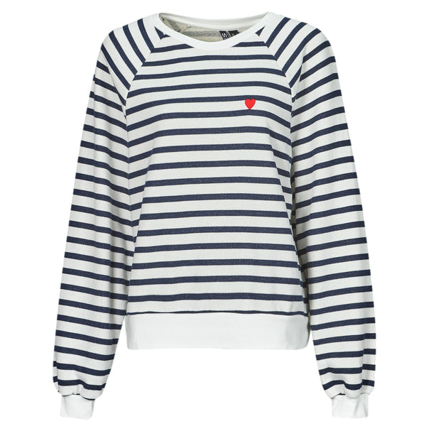 Pieces Stripe Sweater With Heart Detail