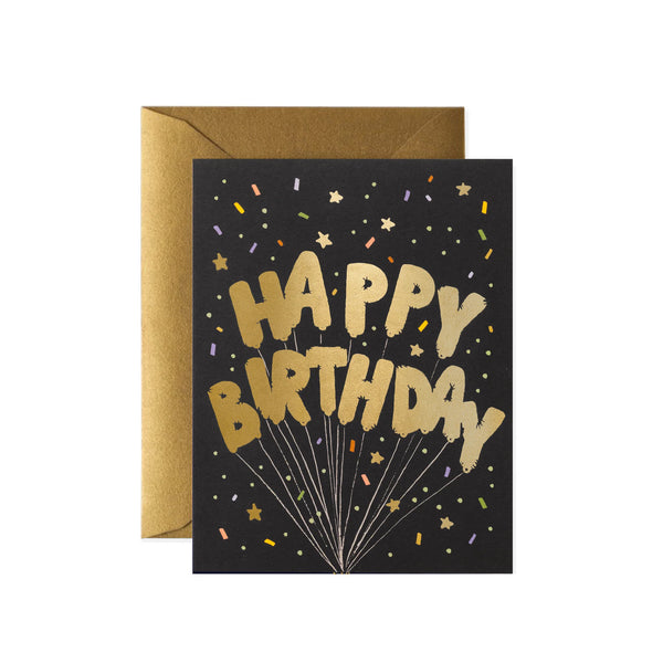 Rifle Paper Co. Mylar Birthday Balloons Greeting Card