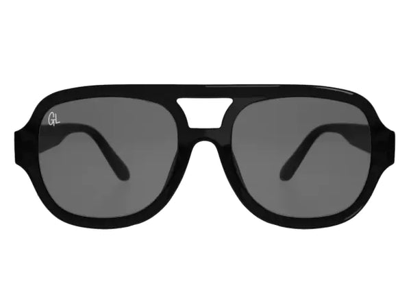 Goodlookers Sunglasses Polarised 'mcqueen' Shiny Black
