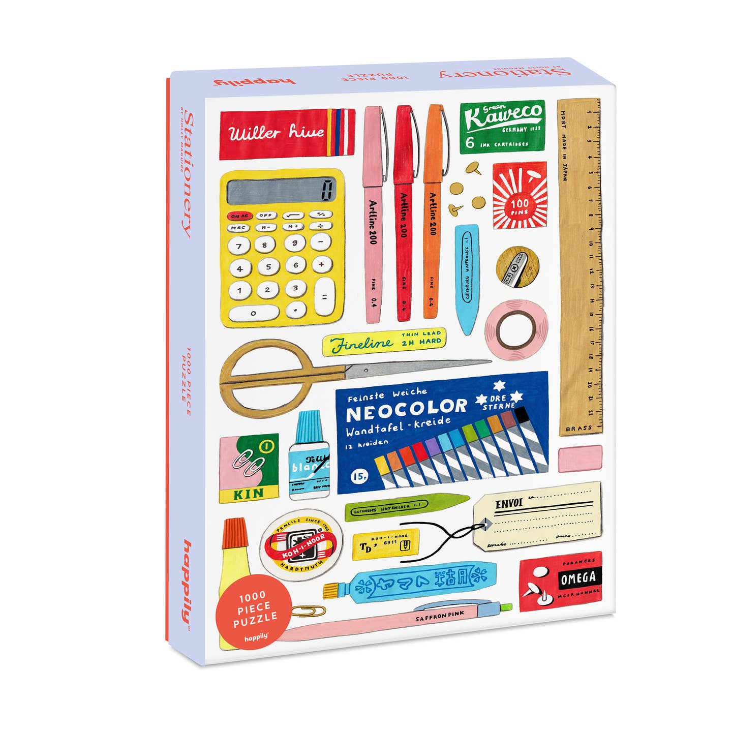 Happily Puzzles Stationery By Holly Maguire - 1,000 Piece Premium Puzzle