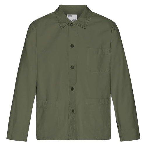 Colorful Standard Organic Cotton Workwear Jacket Dusty Olive