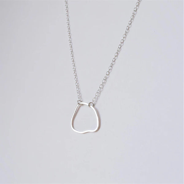 MUKA Organic Shape Necklace - Silver