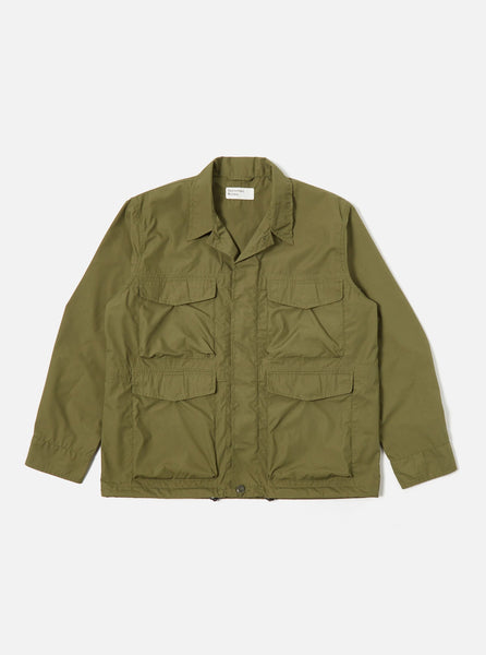 Universal Works Veste Parachute Field Olive Recycled Poly Tech