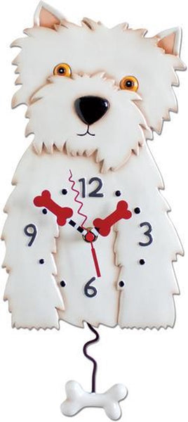 Enesco Horloge Westie Allen Design Art. P1328