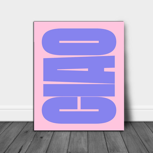stanley-street-studio-ciao-typography-a3-print