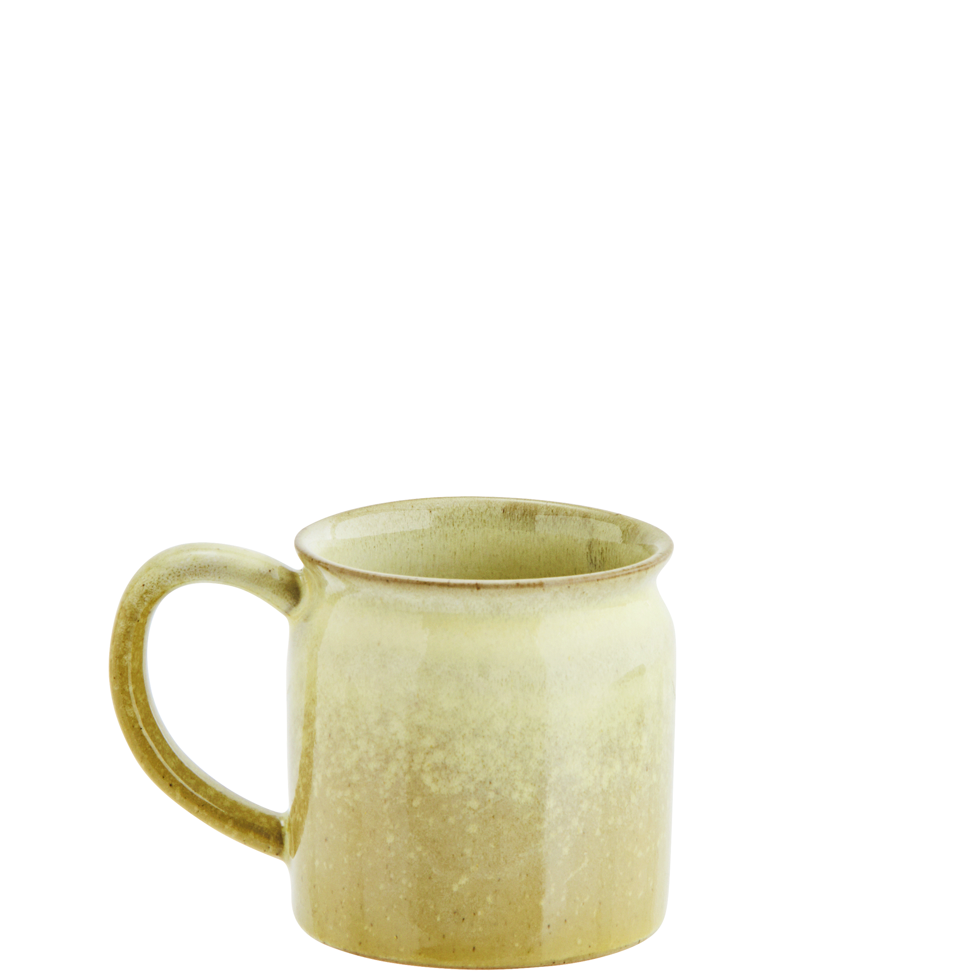 Madam Stoltz 8cm Warm Yellow Cup with Ear 