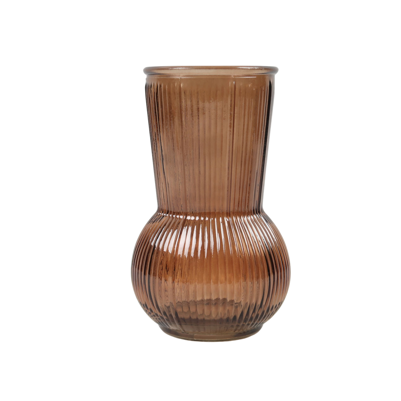 Terrace and Garden Cato Glass Vase - Cedar